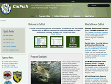 Tablet Screenshot of calfish.org